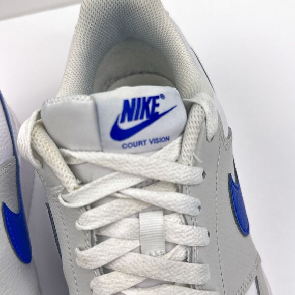 Nike Court Vision Shoes Mens 10.5 Photon Dust Racer Blue Low Top Sneakers FN4019 main image 4